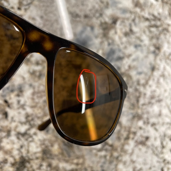 Polarized Ray-Ban Boyfriend Sunglasses in Light Brown Havana - Picture 8 of 10